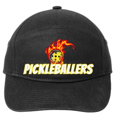 Pickleballers Pickleball Gear 7-Panel Snapback Hat