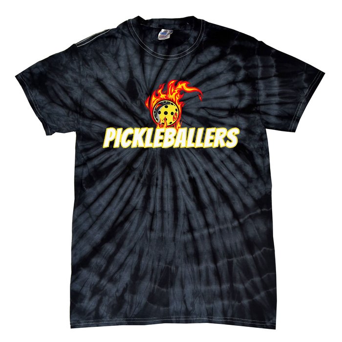 Pickleballers Pickleball Gear Tie-Dye T-Shirt