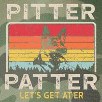 Pitter Patter German Shepherd Pitter Patter Lets Get At'er Legacy Tie Dye Trucker Hat