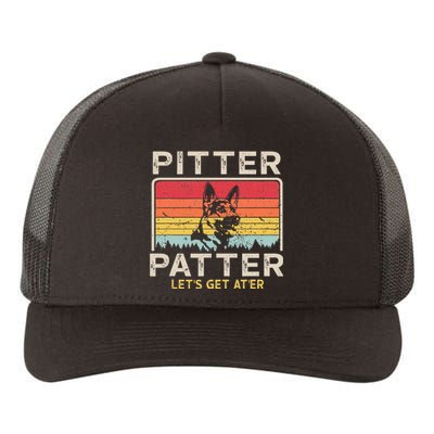 Pitter Patter German Shepherd Pitter Patter Lets Get At'er Yupoong Adult 5-Panel Trucker Hat