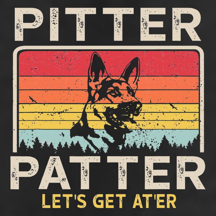 Pitter Patter German Shepherd Pitter Patter Lets Get At'er Hat