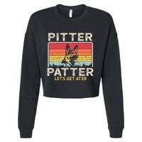 Pitter Patter German Shepherd Pitter Patter Lets Get At'er Cropped Pullover Crew