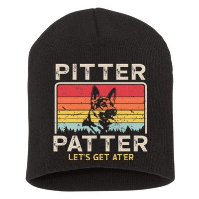 Pitter Patter German Shepherd Pitter Patter Lets Get At'er Short Acrylic Beanie