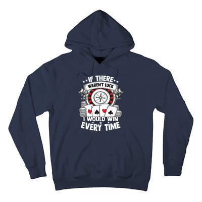 Poker Player Gambler Royal Flush Jackpot Pik Pot Bluffing Hoodie