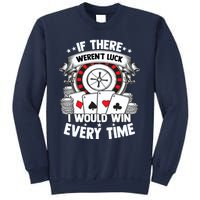 Poker Player Gambler Royal Flush Jackpot Pik Pot Bluffing Sweatshirt