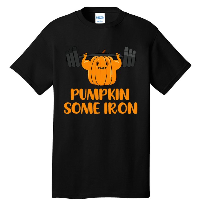 Pumpkin Power Hilarious Halloween Fitness Pun Tall T-Shirt