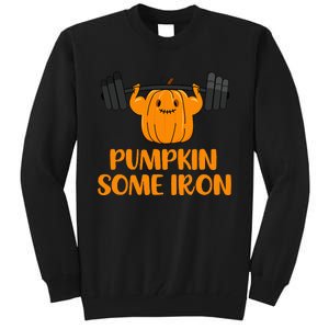 Pumpkin Power Hilarious Halloween Fitness Pun Tall Sweatshirt