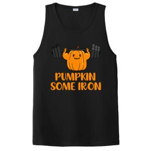 Pumpkin Power Hilarious Halloween Fitness Pun PosiCharge Competitor Tank