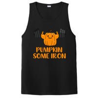 Pumpkin Power Hilarious Halloween Fitness Pun PosiCharge Competitor Tank