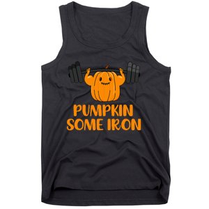 Pumpkin Power Hilarious Halloween Fitness Pun Tank Top