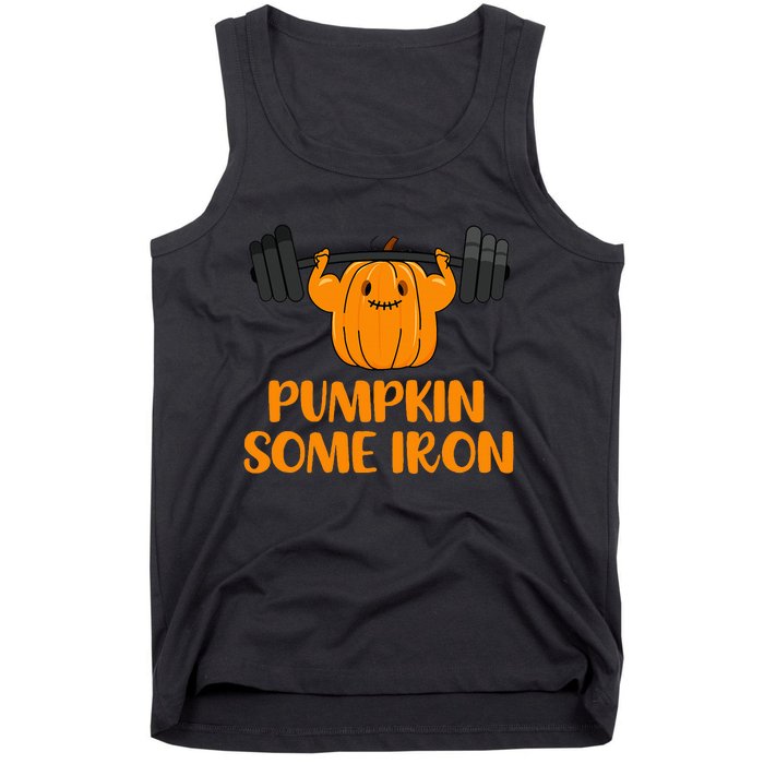 Pumpkin Power Hilarious Halloween Fitness Pun Tank Top