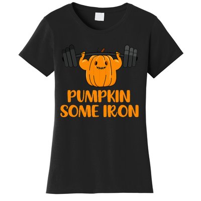 Pumpkin Power Hilarious Halloween Fitness Pun Women's T-Shirt