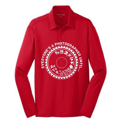 Photographer Silk Touch Performance Long Sleeve Polo