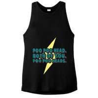 Poo Poo Heads Both Of You Poo Poo Heads Ladies PosiCharge Tri-Blend Wicking Tank