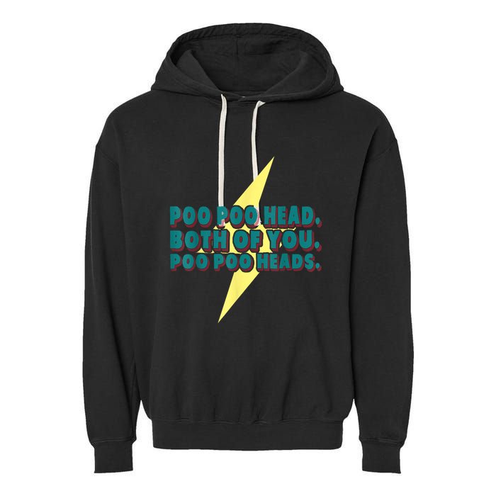 Poo Poo Heads Both Of You Poo Poo Heads Garment-Dyed Fleece Hoodie