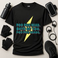 Poo Poo Heads Both Of You Poo Poo Heads Performance Shirt