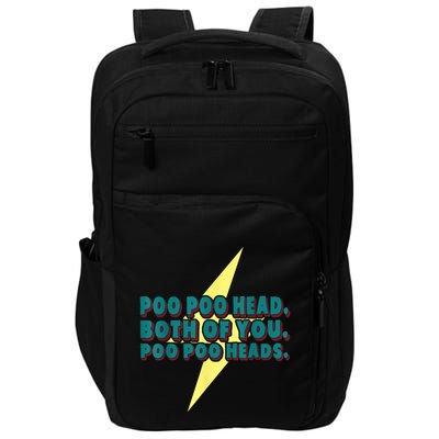 Poo Poo Heads Both Of You Poo Poo Heads Impact Tech Backpack
