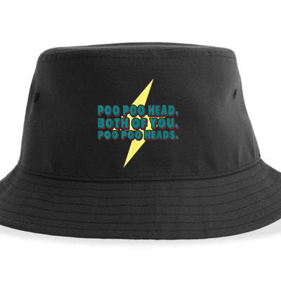 Poo Poo Heads Both Of You Poo Poo Heads Sustainable Bucket Hat