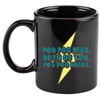 Poo Poo Heads Both Of You Poo Poo Heads 11oz C Handle Ceramic Mug
