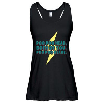 Poo Poo Heads Both Of You Poo Poo Heads Ladies Essential Flowy Tank