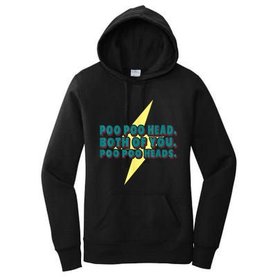 Poo Poo Heads Both Of You Poo Poo Heads Women's Pullover Hoodie