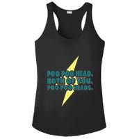Poo Poo Heads Both Of You Poo Poo Heads Ladies PosiCharge Competitor Racerback Tank