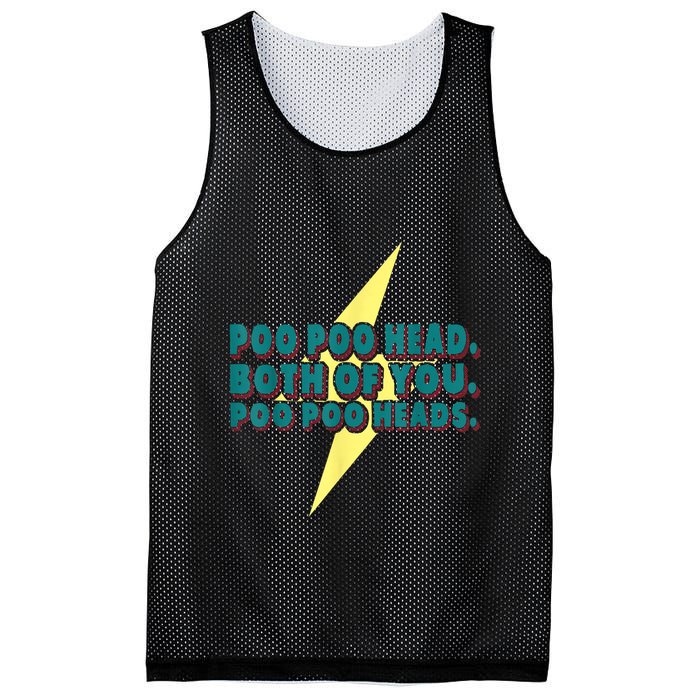 Poo Poo Heads Both Of You Poo Poo Heads Mesh Reversible Basketball Jersey Tank