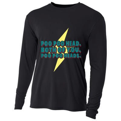 Poo Poo Heads Both Of You Poo Poo Heads Cooling Performance Long Sleeve Crew