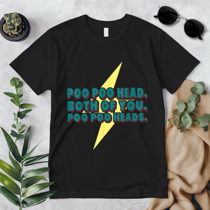 Poo Poo Heads Both Of You Poo Poo Heads Premium T-Shirt