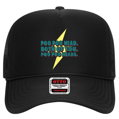 Poo Poo Heads Both Of You Poo Poo Heads Trucker Hat