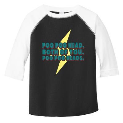 Poo Poo Heads Both Of You Poo Poo Heads Toddler Fine Jersey T-Shirt