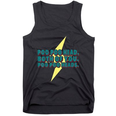 Poo Poo Heads Both Of You Poo Poo Heads Tank Top