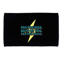 Poo Poo Heads Both Of You Poo Poo Heads Microfiber Hand Towel