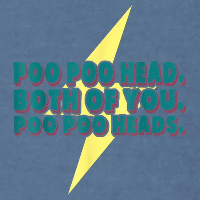 Poo Poo Heads Both Of You Poo Poo Heads Garment-Dyed Sweatshirt