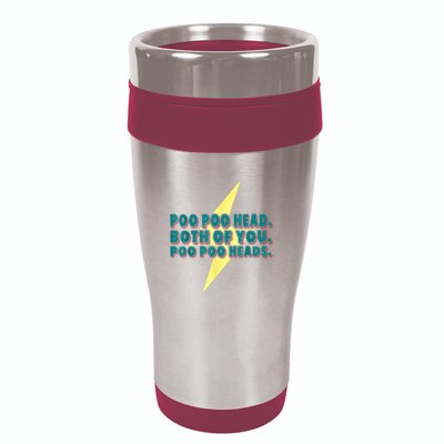 Poo Poo Heads Both Of You Poo Poo Heads 16oz Travel Tumbler