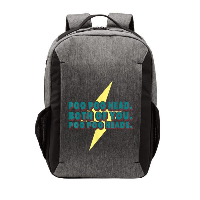 Poo Poo Heads Both Of You Poo Poo Heads Vector Backpack
