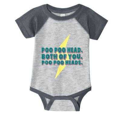 Poo Poo Heads Both Of You Poo Poo Heads Infant Baby Jersey Bodysuit