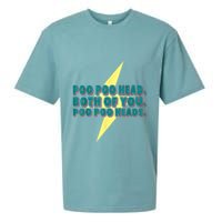Poo Poo Heads Both Of You Poo Poo Heads Sueded Cloud Jersey T-Shirt
