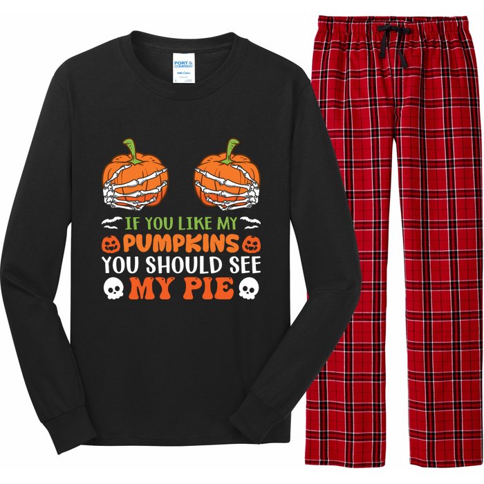 Pumpkin Pie Halloween Long Sleeve Pajama Set