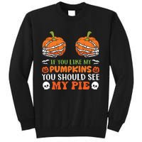 Pumpkin Pie Halloween Tall Sweatshirt