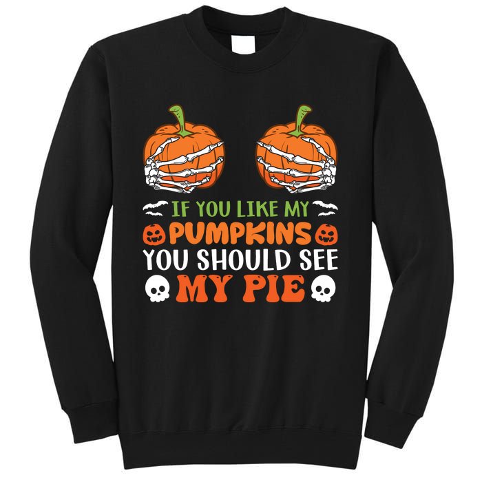 Pumpkin Pie Halloween Tall Sweatshirt