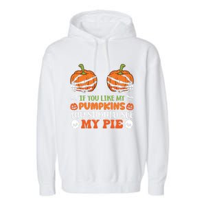 Pumpkin Pie Halloween Garment-Dyed Fleece Hoodie