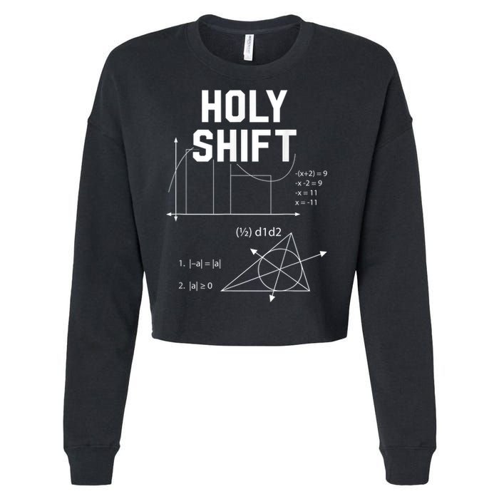 Physics Cropped Pullover Crew