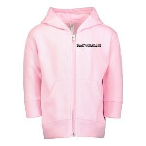 Photographer Toddler Zip Fleece Hoodie