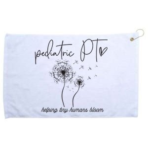 Pediatric PT Helping Tiny Human Bloom Physical Therapist Grommeted Golf Towel