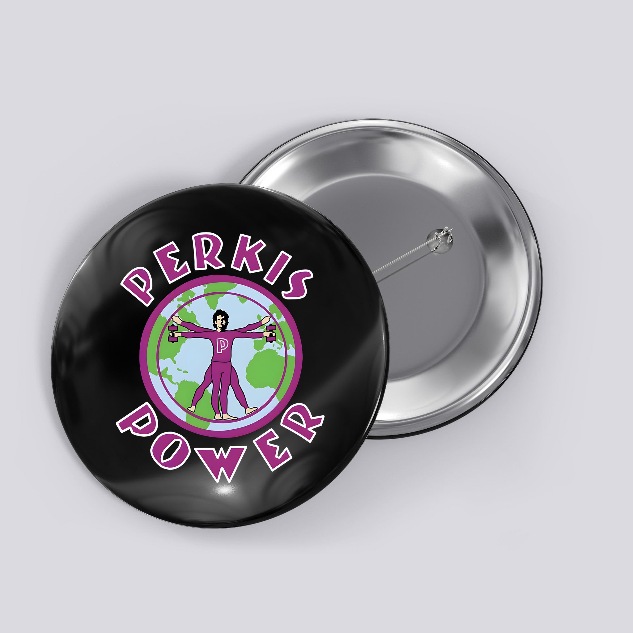 Perkis Power Heavyweights Camp Hope Button