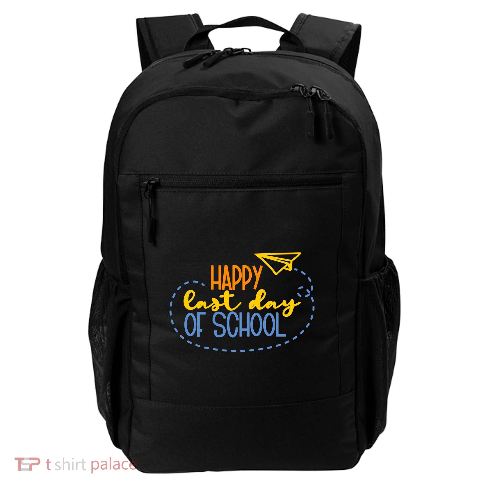 Paper Plane Happy Last Day Of School Daily Commute Backpack
