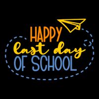 Paper Plane Happy Last Day Of School 7-Panel Snapback Hat