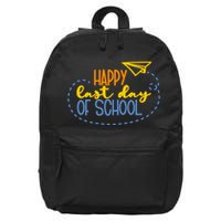 Paper Plane Happy Last Day Of School 16 in Basic Backpack