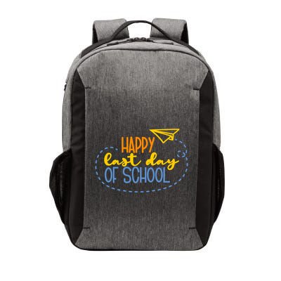 Paper Plane Happy Last Day Of School Vector Backpack